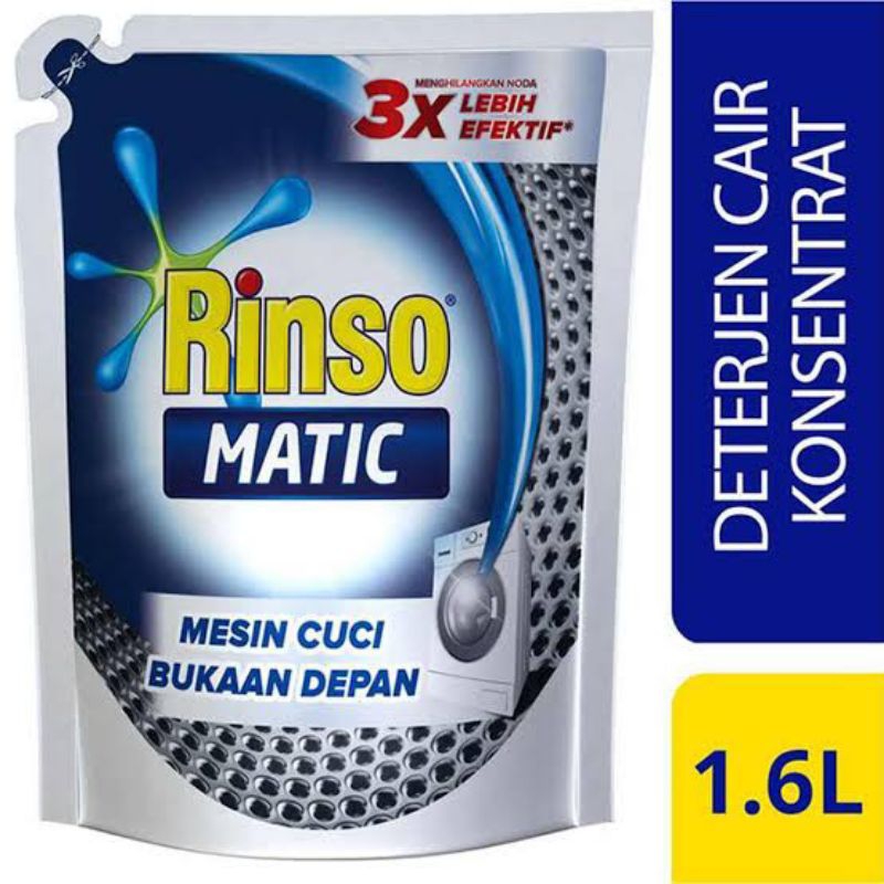Rinso Matic Cair Deterjen 1.6 L