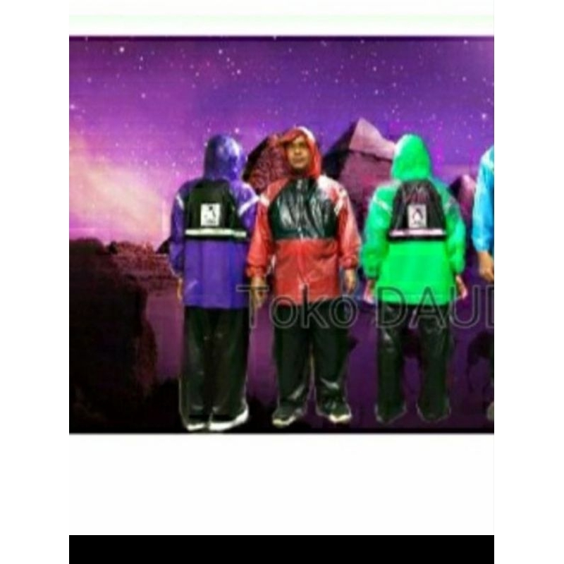 Mantel Jas Hujan Penguin Batman Jacket Celana Pinguin