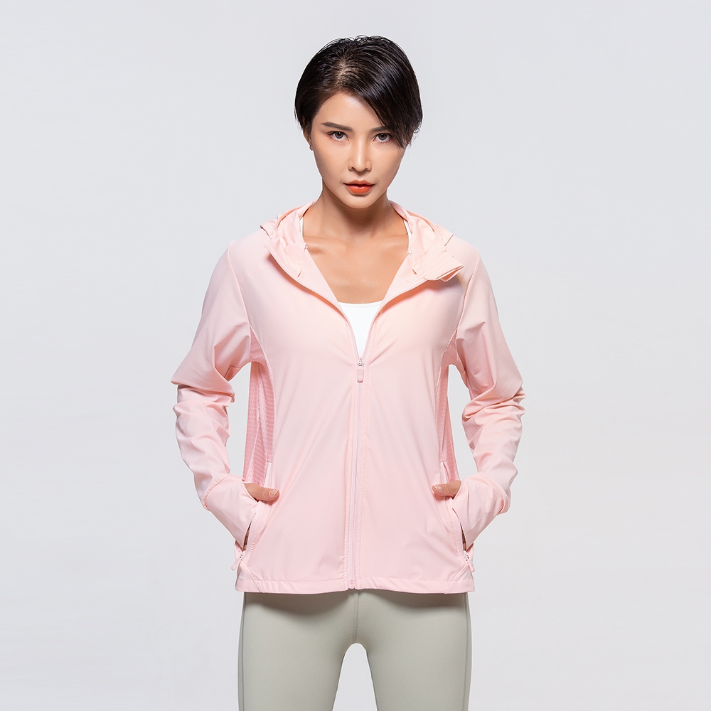 	 ORZUV Jaket Anti UV Wanita Sun Protection Hoodie Olahraga(UPF50+)	