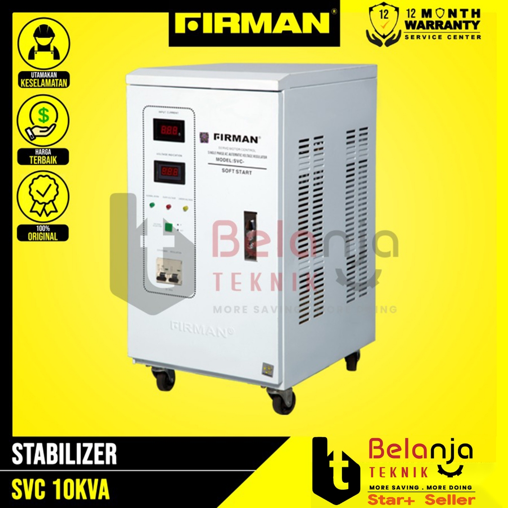 Stabilizer 1 Phase FIRMAN SVC 10 KVA Voltage Stabilizer 1Phase SVC10