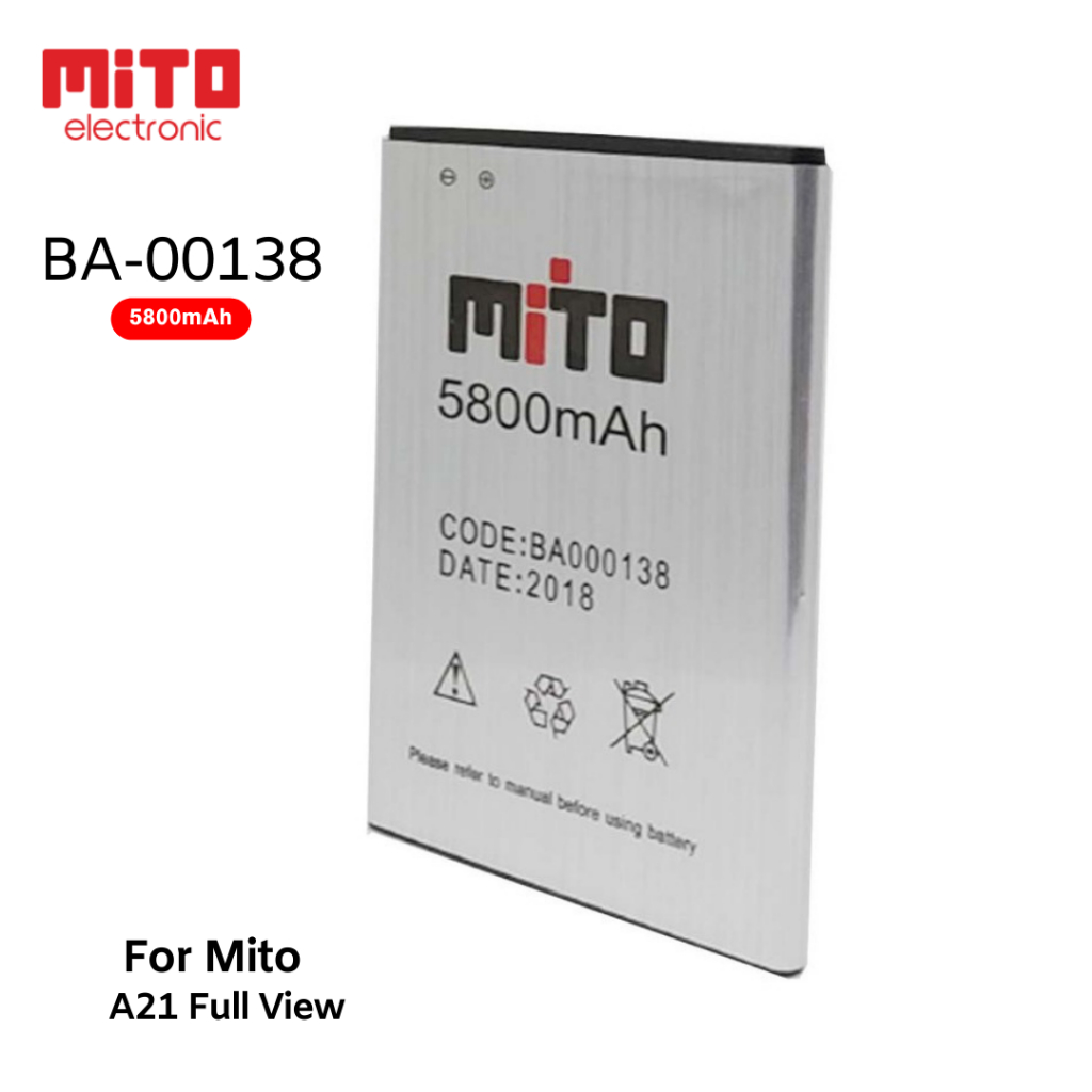 Baterai BA-00138 for Mito A21 Baterai Kompatibel Untuk Pengganti Baterai Mito A21 Battery Mito A21 B