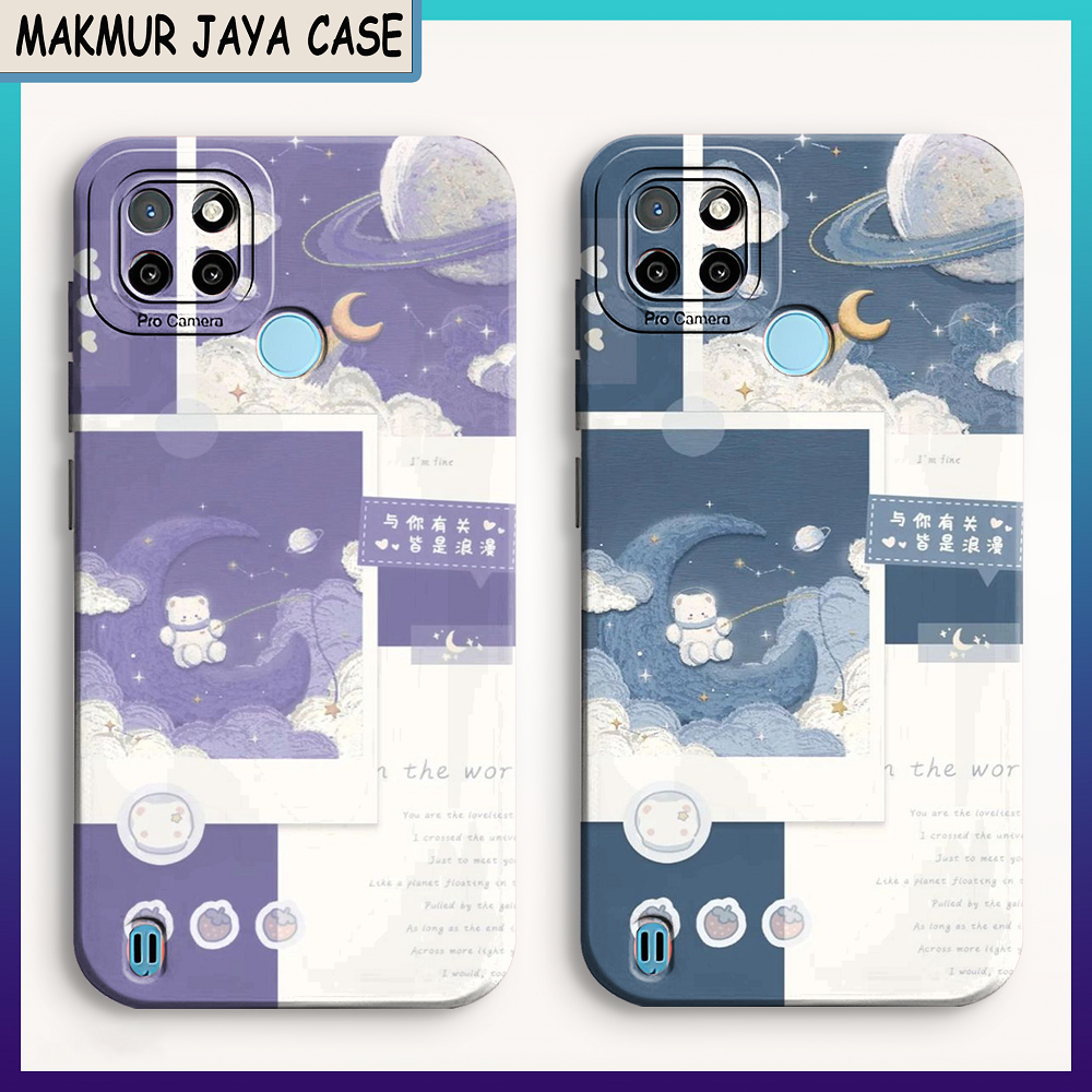 -Case Softcase Pocamera Lentur Lembut -Softcase REALME C21Y REALME C25Y Terbaru Case Kekinian Karkat
