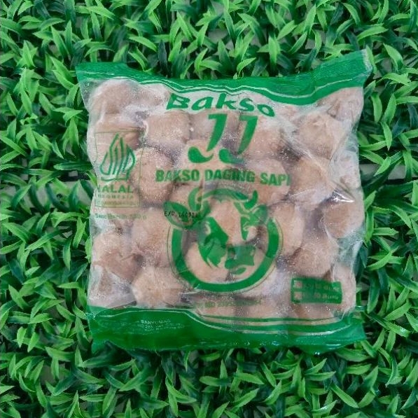 

JJ Bakso Sapi Reguler (Hijau) Isi 50 - Berat 500 Gr