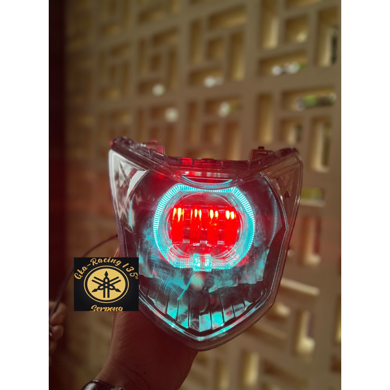 LAMPU DEPAN CUSTOM HONDA VERZA BILLED BILLED LED PROJIE