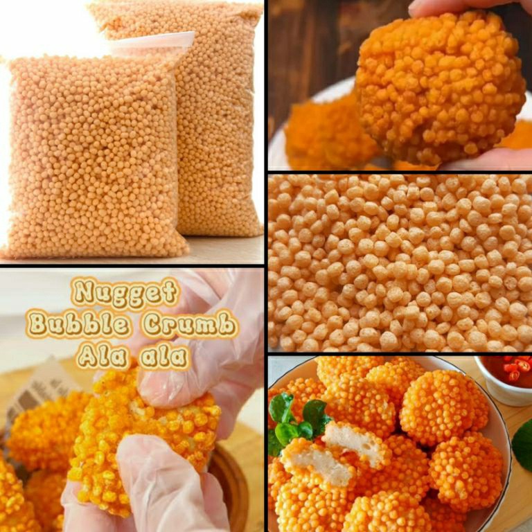 

82 ✔MURAH Cawang Emas Bubble Crumbs 250gr Kemasan Repack / Tepung Roti Nugget / Bubble Nugget 7884