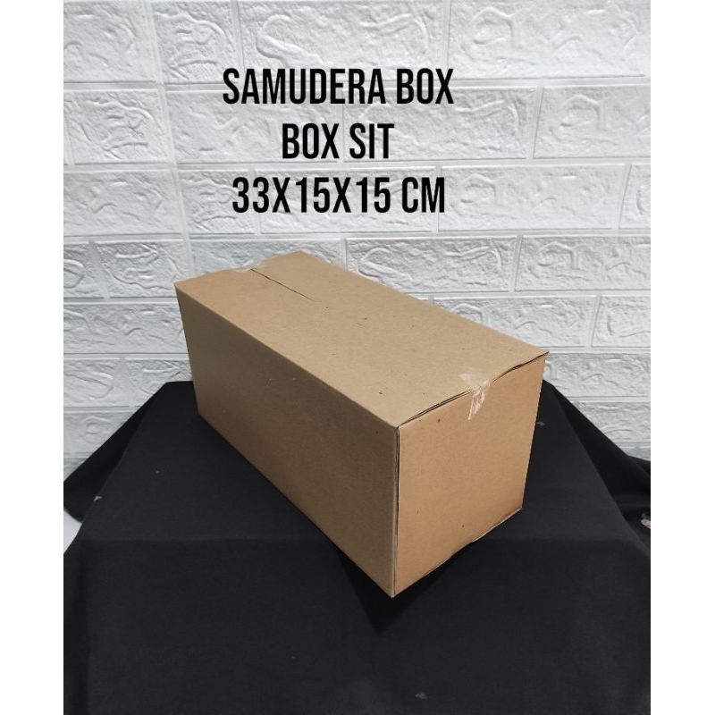 

kardus karton box uk 33x15x15 cm ST singgle wall polos