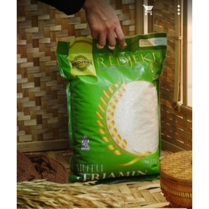 

BERAS REDZEKI premium 5kg beras pulen ber mekar murah
