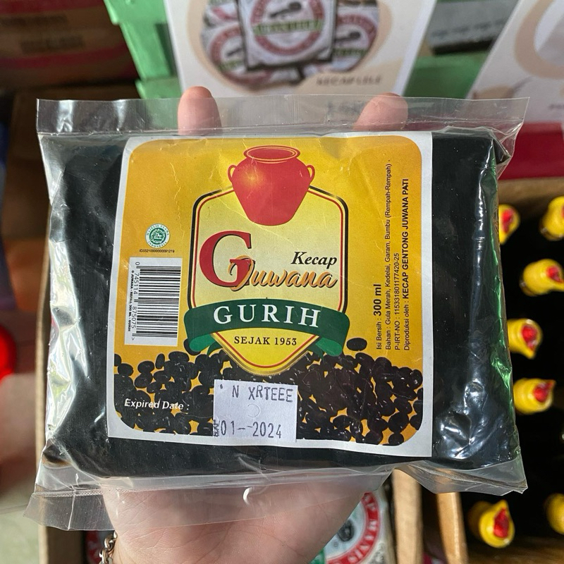 

Kecap Gentong Asli Juwana Manis/Gurih 300ml Kemasan Plastik
