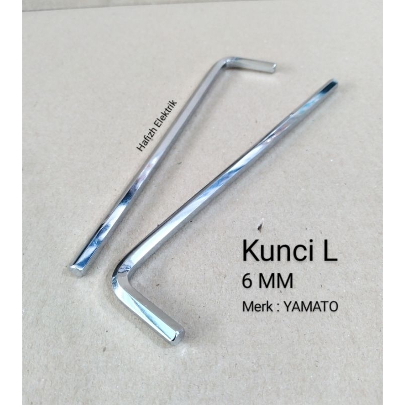 Kunci L Stainless Steel CR-V 6MM YAMATO