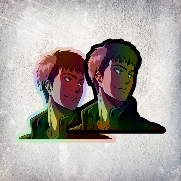 

STICKER HOLOGRAM ANIME JEAN KRISTEIN ATTACK ON TITAN (SHINGEKI NO KYOJIN)