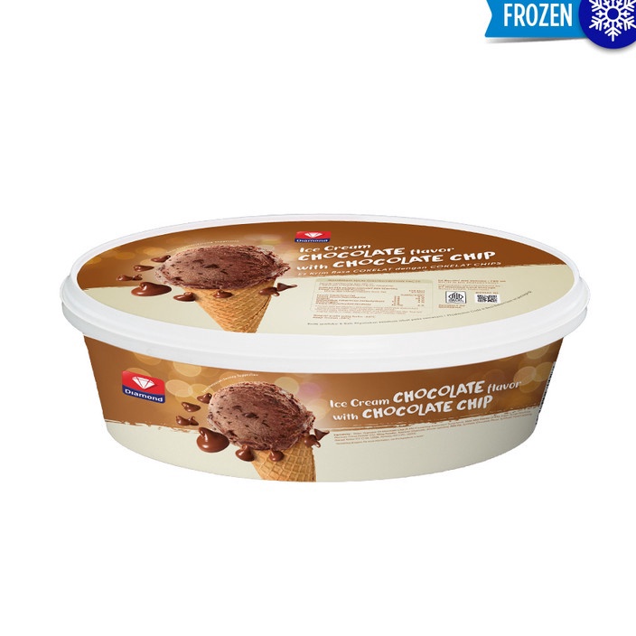 

MODEL GUF487 Diamond Ice Cream Chocolate Chip 700ml