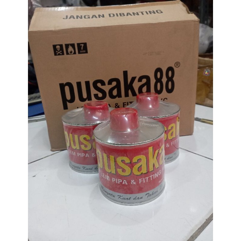 

➢ lem pipa air kaleng pvc pusaka 400gr lem perekat pusaka ➚Terkini
