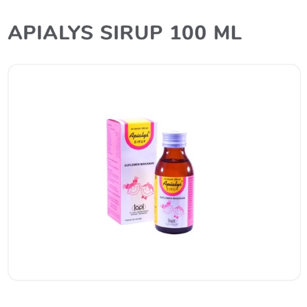 

[✲M18/] APIALYS SYRUP [298]