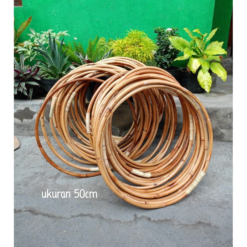 holahop holahop rotan ukuran 50cm isi 2