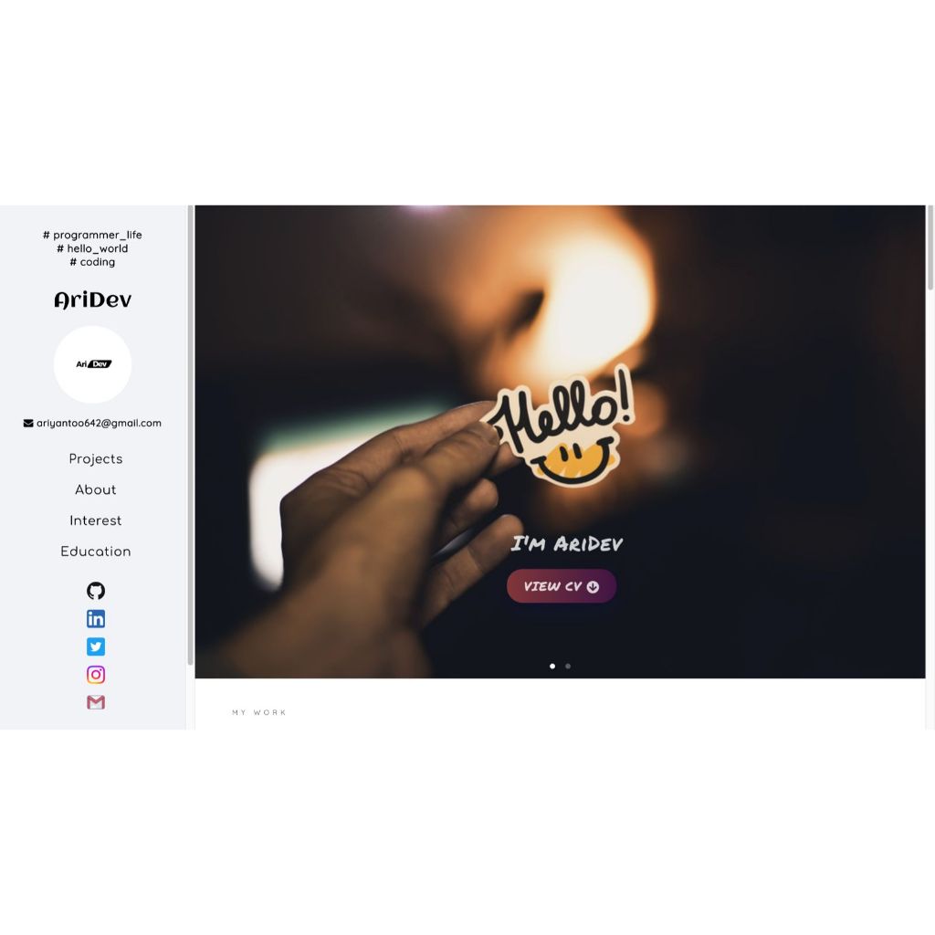 Website Personal || Website Pribadi || Website keren || Website murah || Free hosting & Domain