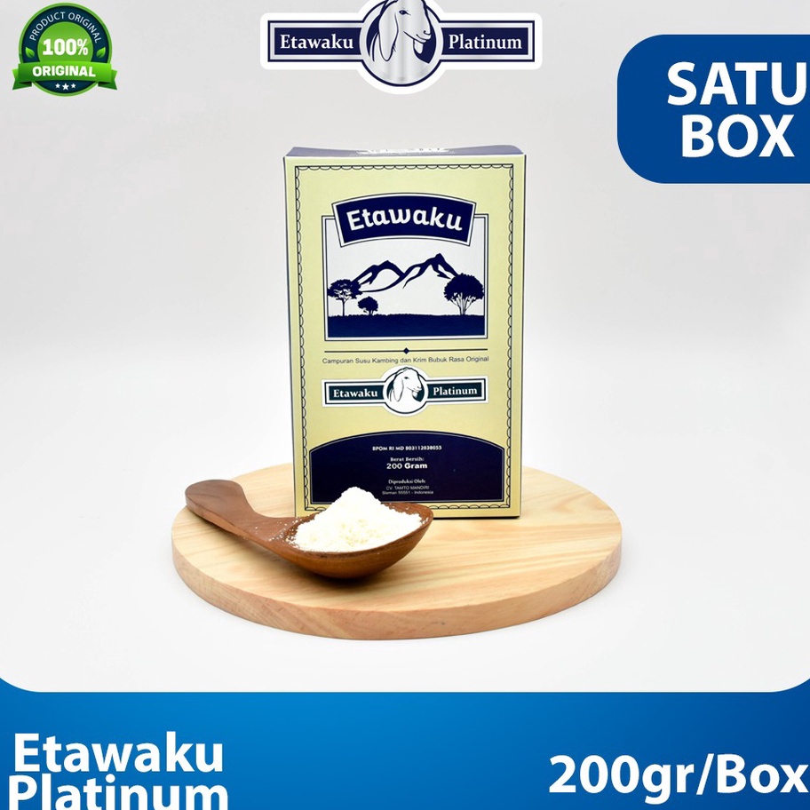

KODE PQZ482 Etawaku Platinum - Susu Kambing Etawa Murni + Krimer Bubuk yang Berkhasiat Tinggi Memiliki Kandungan Protein dan Vitamin Kompleks yang lengkap dan Rendah Lemak