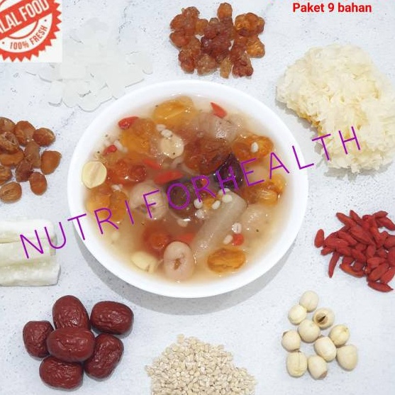 

KODE ISE953 Peach Gum Tao Jiao Paket Lengkap 9 BAHAN