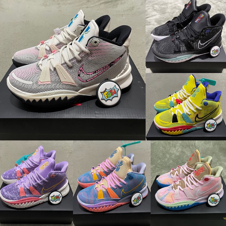 [✯U20<] SEPATU BASKET NK KYRI€ 7 PALE IVORY PREMIUM ORIGINAL Buruan Serbu