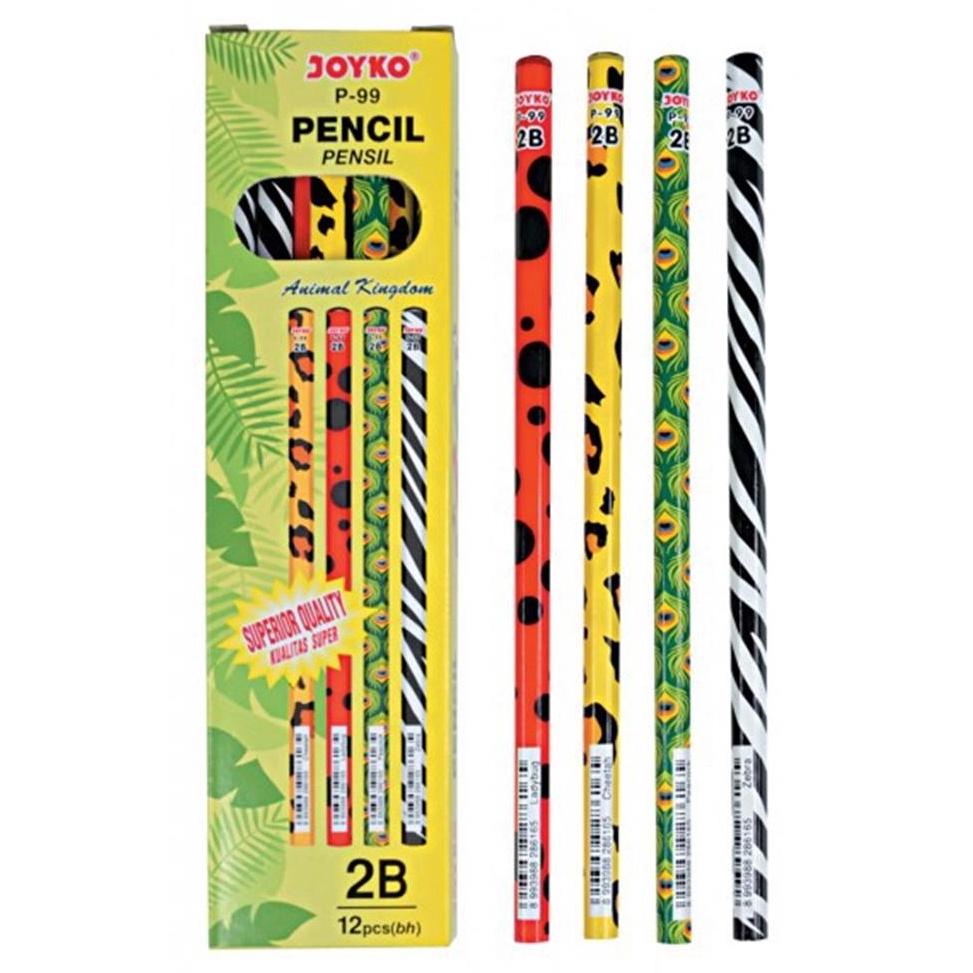 

[RCP34] Pensil 2B P-99 Animal Joyko (12Pcs) 62