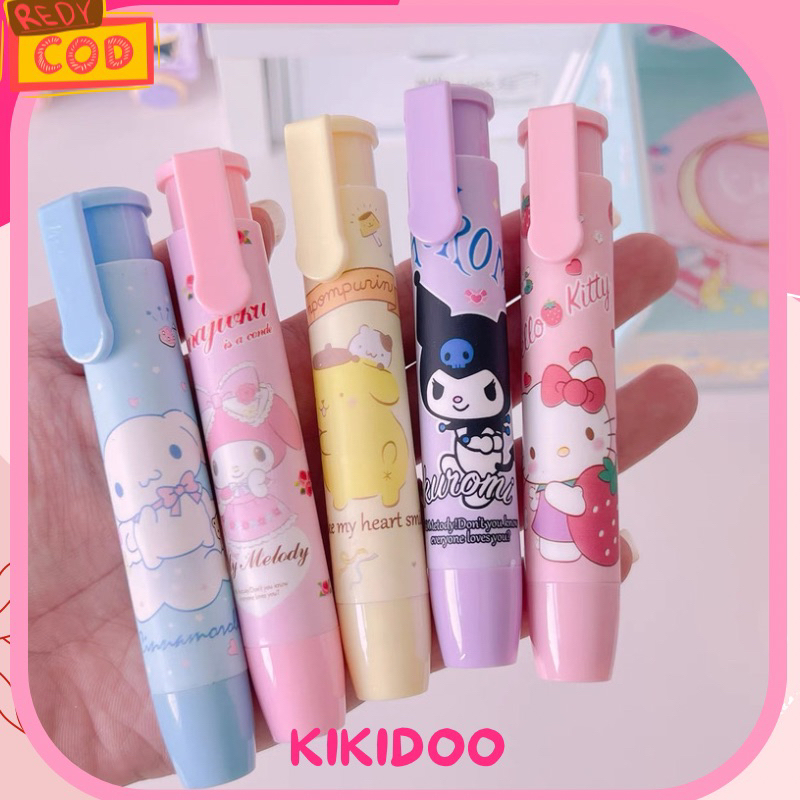 

Kikidoo Penghapus lipstick Eraser / Mechanical Eraser Karakter Lucu