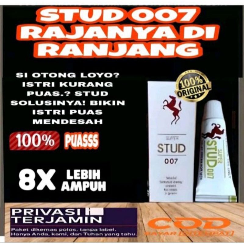 ORIGINAL OBAT KUAT PALING AMPUH OBAT HERBAL SALEP CREAM OLES STUD OO7