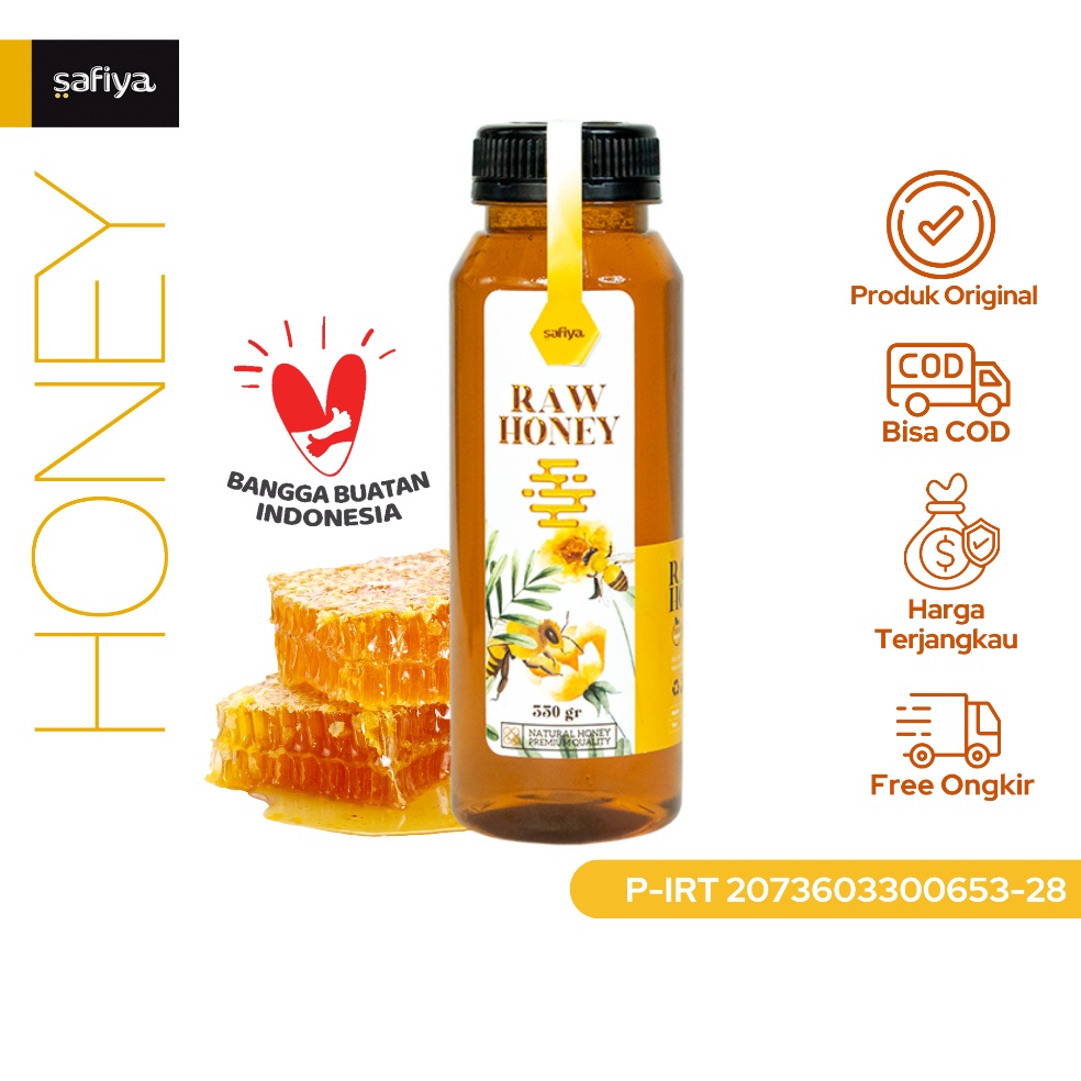 

Madu Murni 350 gr Raw Honey Madu Asli Authentic Safiya Food Murah Banget ♪