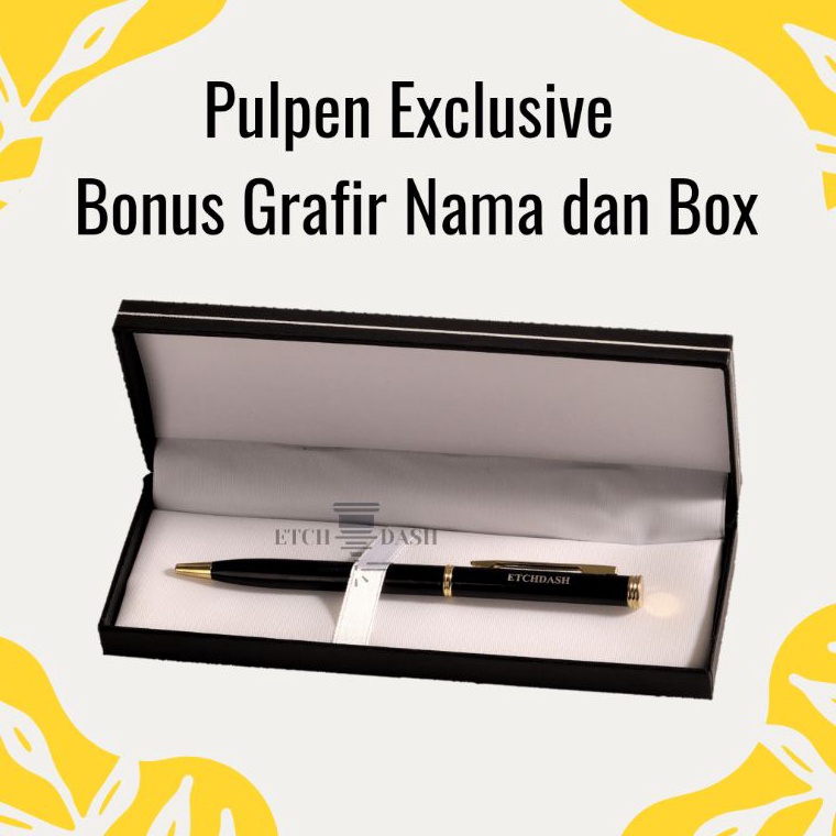

[❂I78(] Pulpen Eksklusif Grafir Nama/Logo + Box | Pulpen | Souvenir Pulpen - Pulpen Promosi [276]