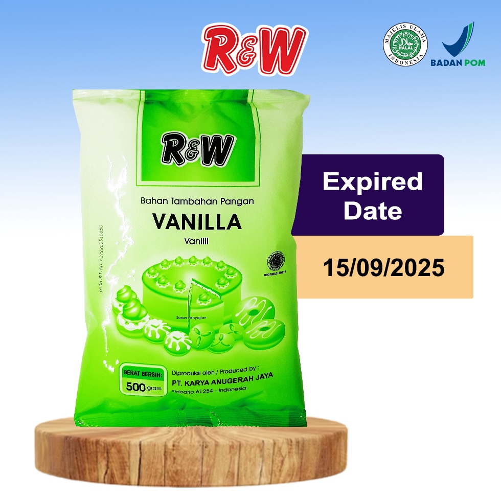 

77 Vanili Bubuk Perisa Vanila Rajawali R&W RW 500 gr Terupdate