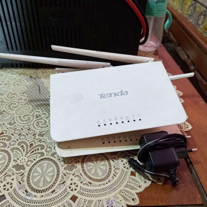 router tenda f3 v6 bahasa inggris bisa remote set adaptor