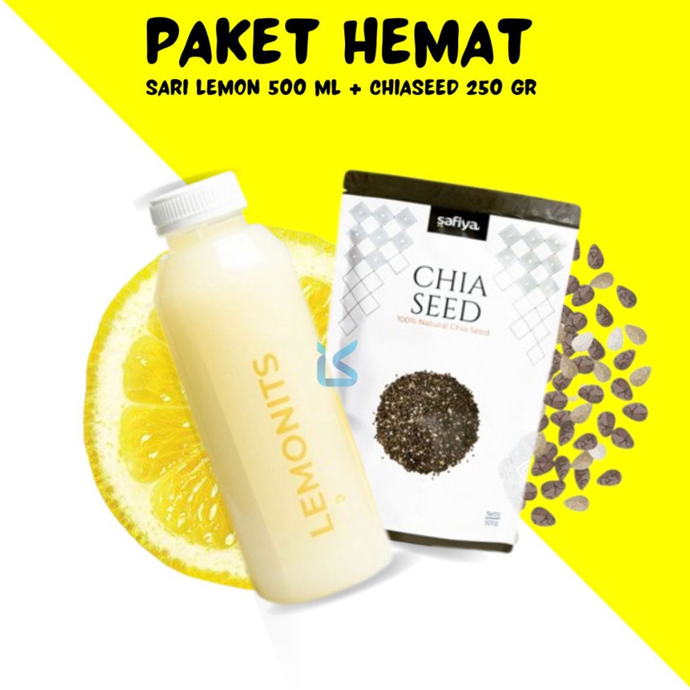 

[BUNDLING] Chiaseed 250 gr + Sari Lemon 500ml Diet Sehat Original Big Sale