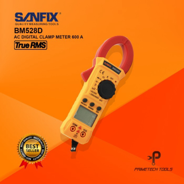 SANFIX TANG AMPERE AC DIGITAL CLAMP METER BM528D 600A TRUE RMS Murah