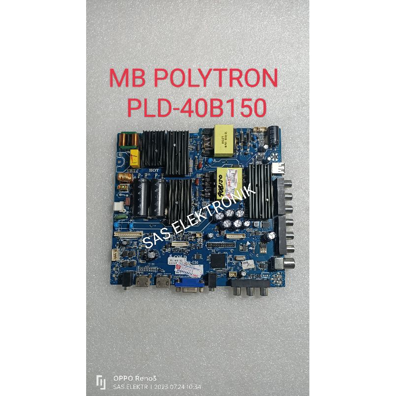 MB BOARD MOTHERBOARD MAINBOARD MESIN TV LED POLYTRON 40 INCH PLD40B150 PLD-40B150 XH-E50