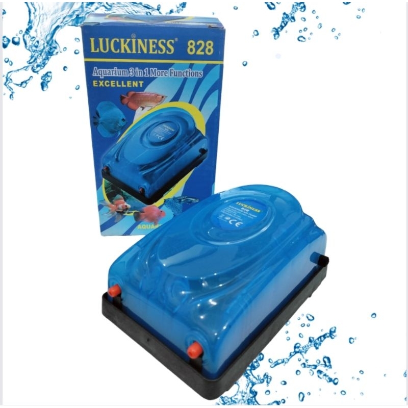 LUCKINESS 828 Airpump Aerator Udara 2 Lubang Output