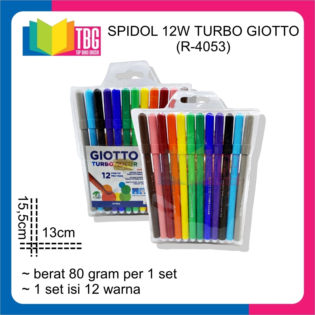 

1 SET SPIDOL 12W TURBO GIOTTO SPIDOL WARNA (R-4053)