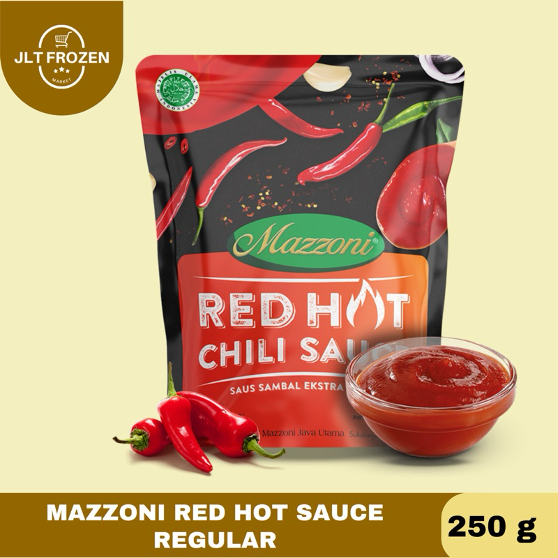 

Mazzoni Red Hot Chili Sauce / Saus Sambal Extra Pedas / Chili Sauce - 250g