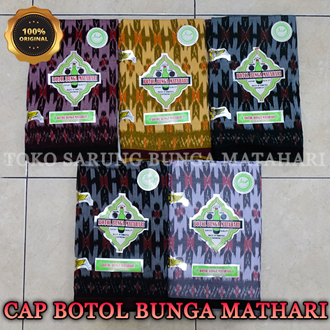SARUNG GOYOR ATBM ORIGINAL CAP BOTOL BUNGA MATAHARI