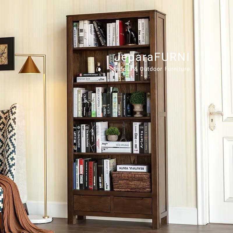 Rak Buku Kayu Jati Jepara