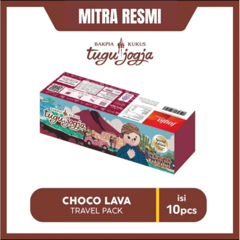 

BAKPIA KUKUS TUGU JOGJA CHOCO LAVA TRAVEL SIZE ISI 10 PCS