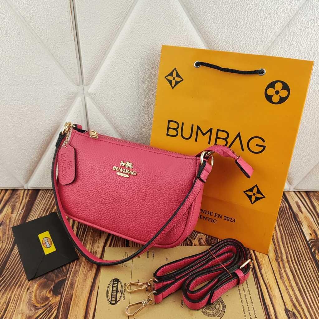 BUMBAG - FREE PAPERBAGTas wanita bailey cleo hobbo in signature Top Handle Bag Free PAPERBAG + cover