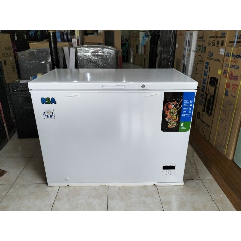 RSA CHEST FREEZER BOX CF-310 300 LITER KHUSUS CIKAMPEK KARAWANG PURWAKARTA