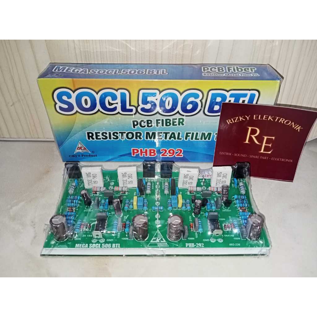 socl 506 btl pcb fiber resistor metal film 1% phb 292 merk ckj