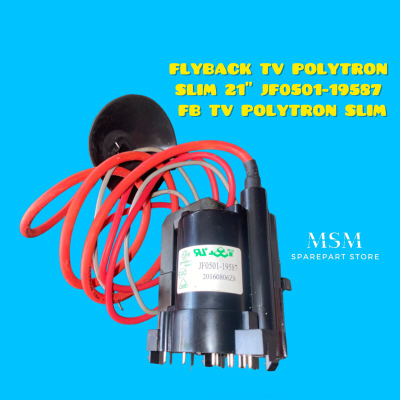 FLYBACK TV POLYTRON SLIM 21" JF 0501-19587 FB TV POLYTRON SLIM