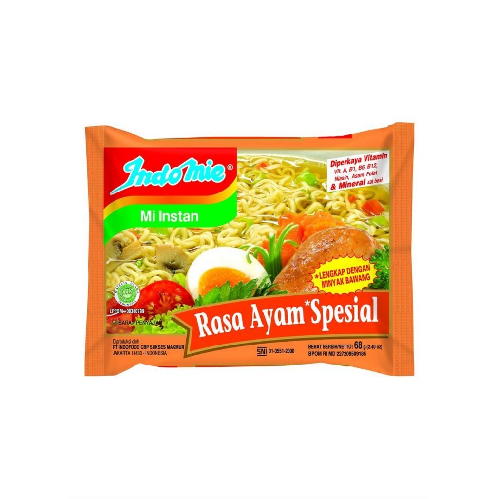 

INDOMIE RASA AYAM SPESIAL (68G X 40PCS)