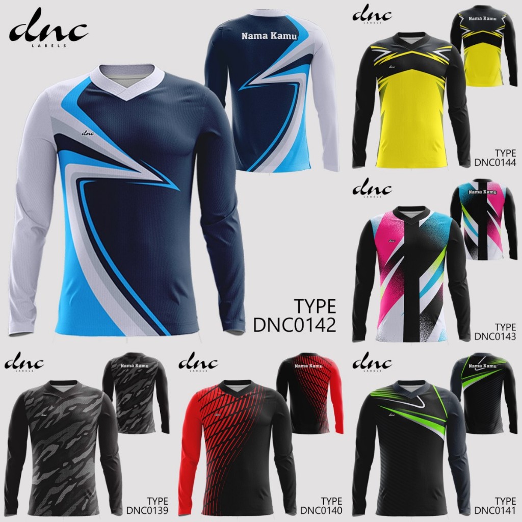 Kaos Jersey Sepeda Desain Keren Baju Jersey Gowes MTB 2021 2022 Bahan Premium Printing Lengan Panjan