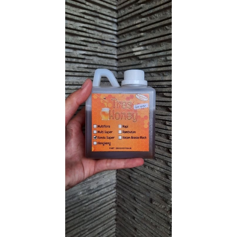 

500 g Honey Madu Randu Super Asli Murni Mentah Organik/Tras Honey-Madu Tras