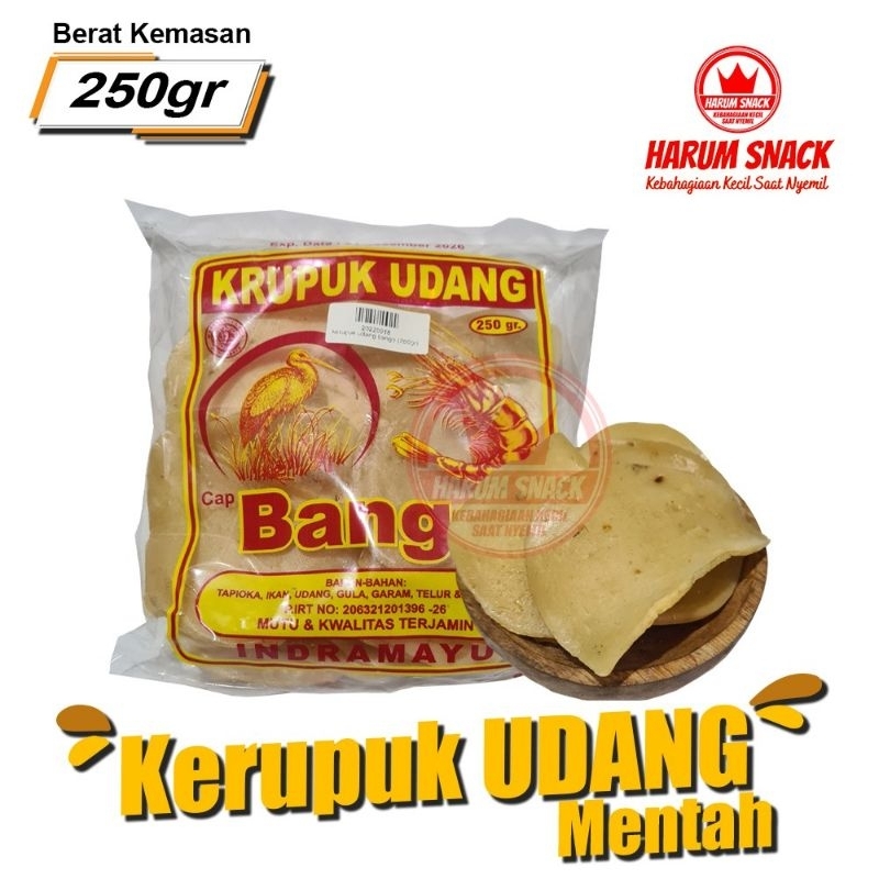 

KERUPUK UDANG CAP BANGO 250 gram [Harum Snack Official]