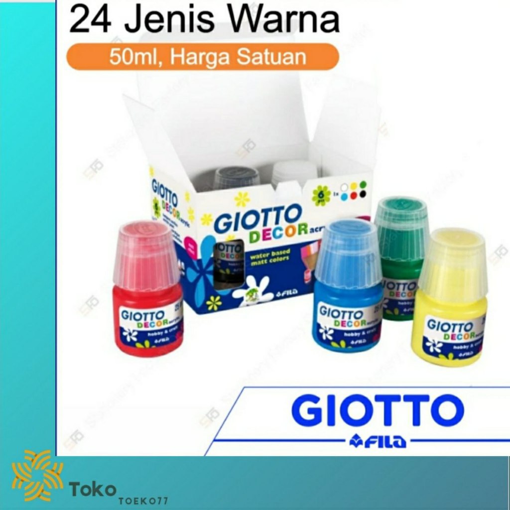 

Cat Acrylic Giotto 50 ml - satuan - Ultarmarine Blu