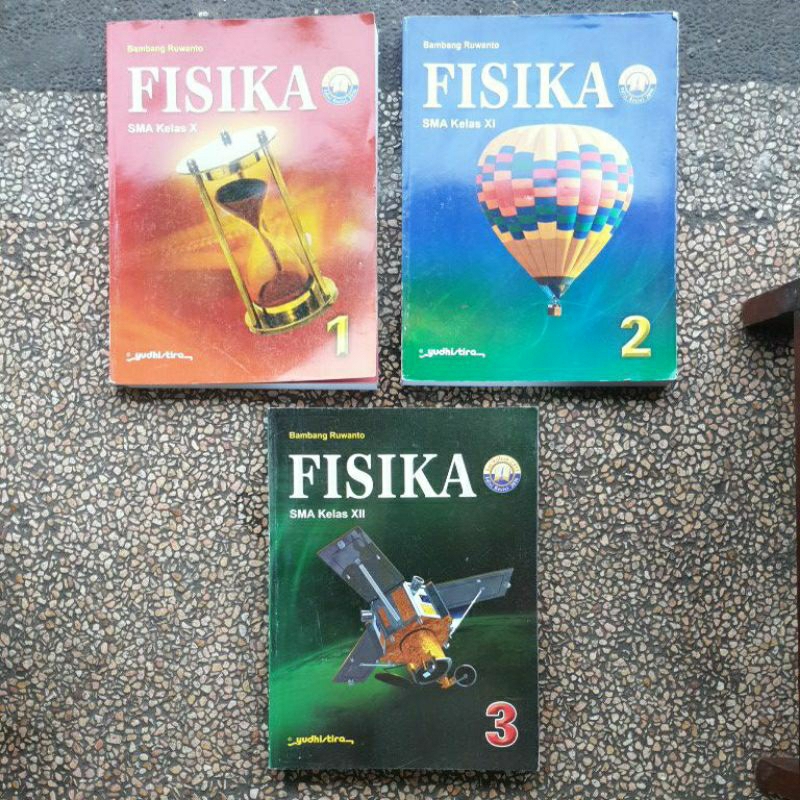 Buku Fisika Sma kelas 10.11.12  Revisi Kurikulum 13.Yudhistira Bekas Original