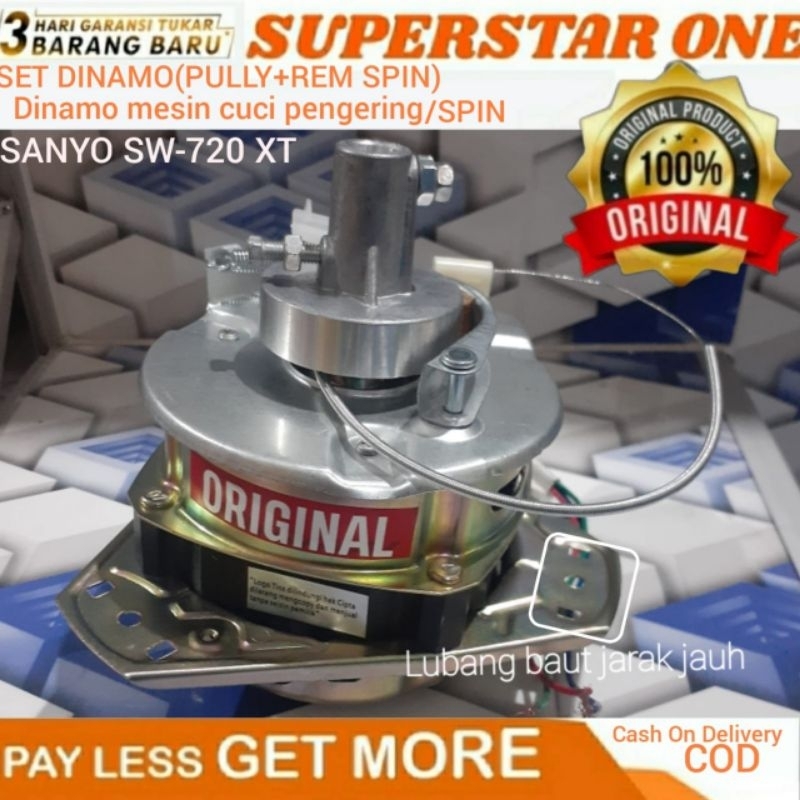 DINAMO MESIN CUCI 2 TABUNG SANYO SW-720 XT DINAMO SPIN/PENGERING 1 SET
