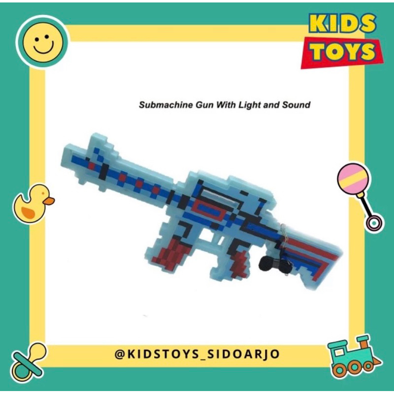 MAINAN ANAK PISTOL LEGO 807/9917 [KIDSTOYS 2164]